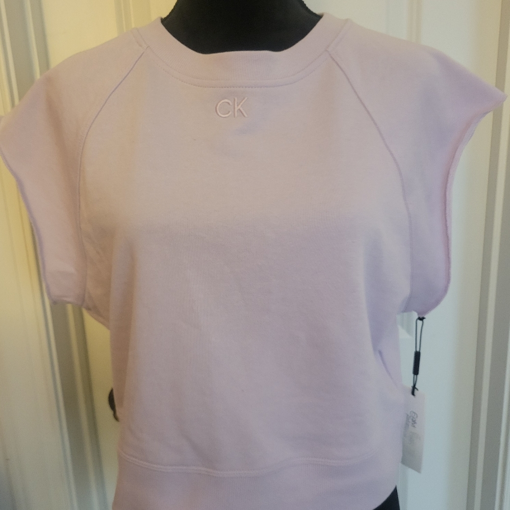 Calvin Klein Performance/Eco French Crop‎ Top - Picture 7 of 9